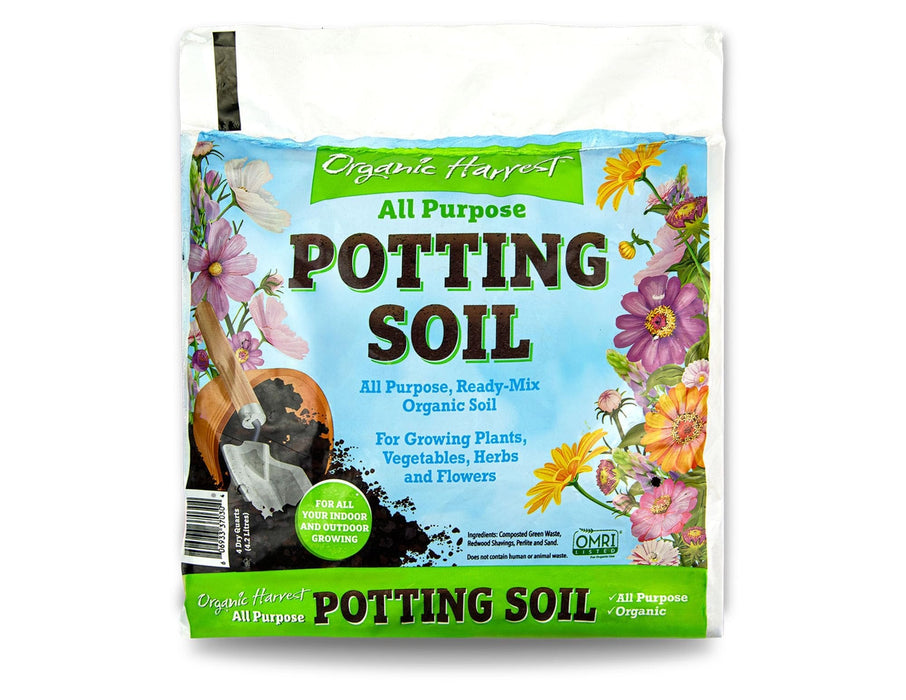 Organic Potting Soil Mix - All Purpose Ready-to-Use Garden Soil for Indoor-Outdoor Plants, Vegetables, Herbs & Flowers - Enriched with Nutrients, Eco-Friendly