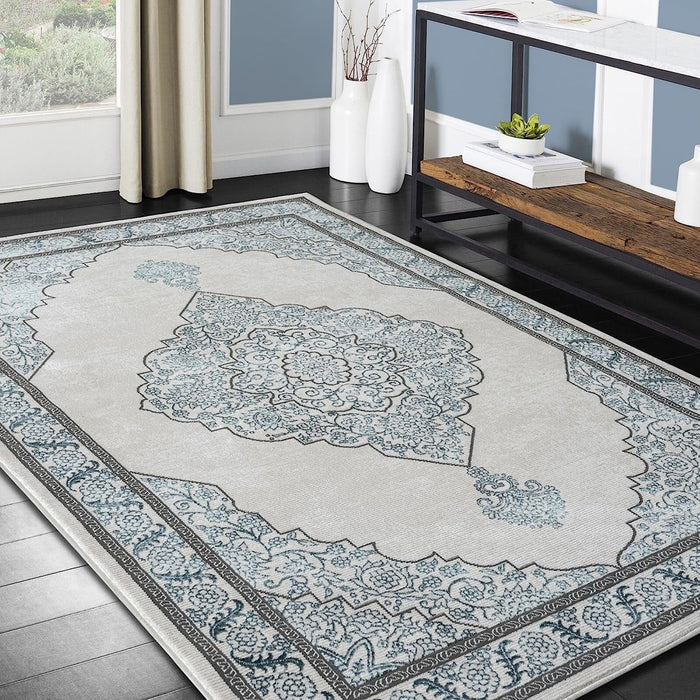 HR Traditional Rug with Simple Faded Design #452