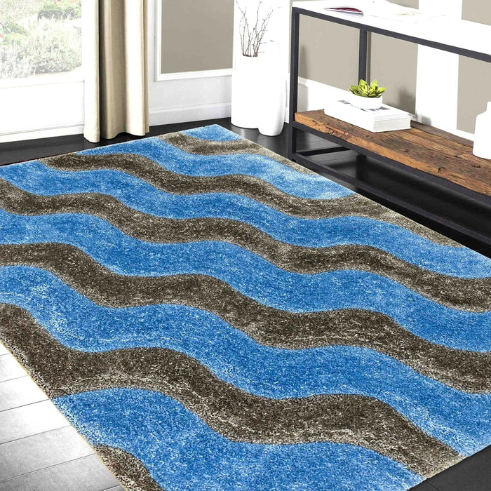 Plush 3D Shag Rug: Stylish, High Pile, Premium Comfort # 02