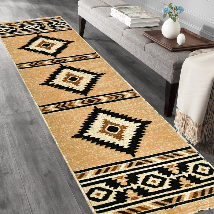 HR Southwestern Rugs Tribal Medallion #1241