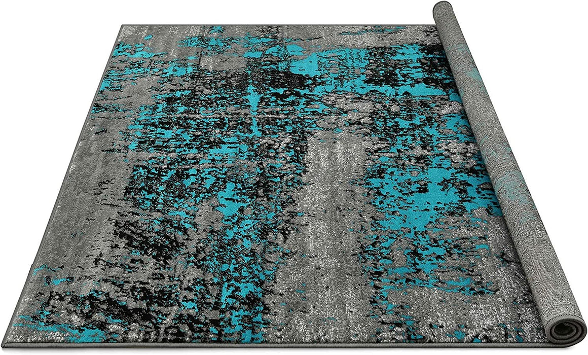 Modern Contemporary Abstract Area Rug #279