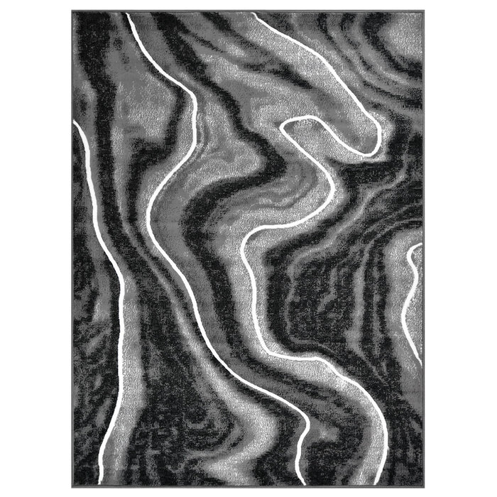 Contemporary Abstract Area Rugs Marble Pattern #296