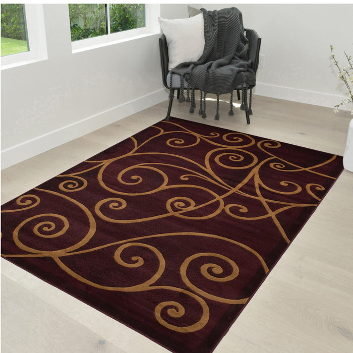 Swirls Living Room Rugs #3