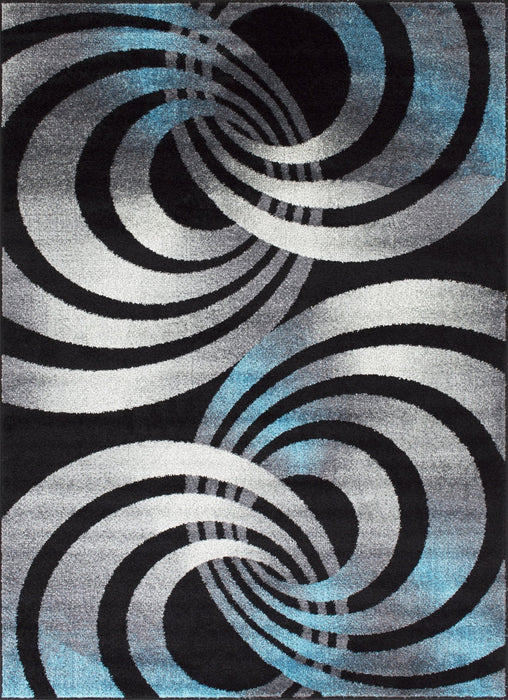 Spiral Distressed Rugs #87