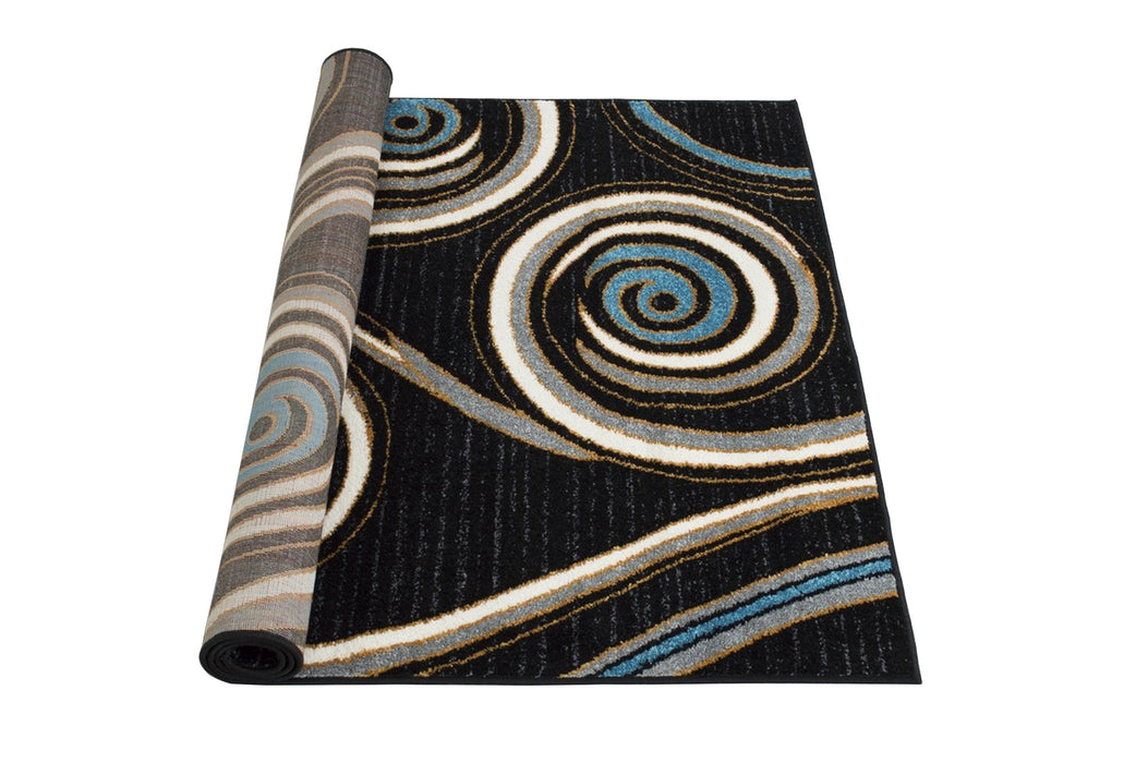 Spiral Distressed Rug #82