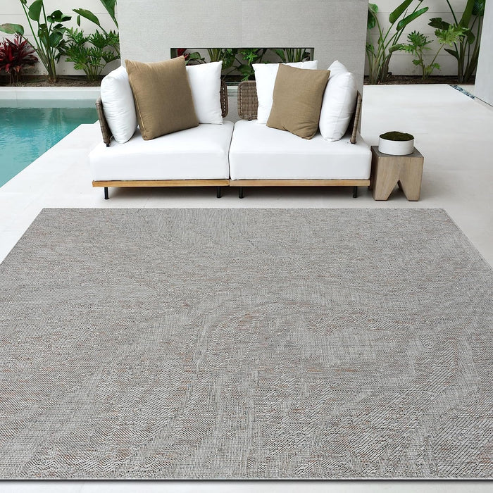 HR Waterproof Abstract Outdoor Rug - Stain and Fade-Resistant #1671