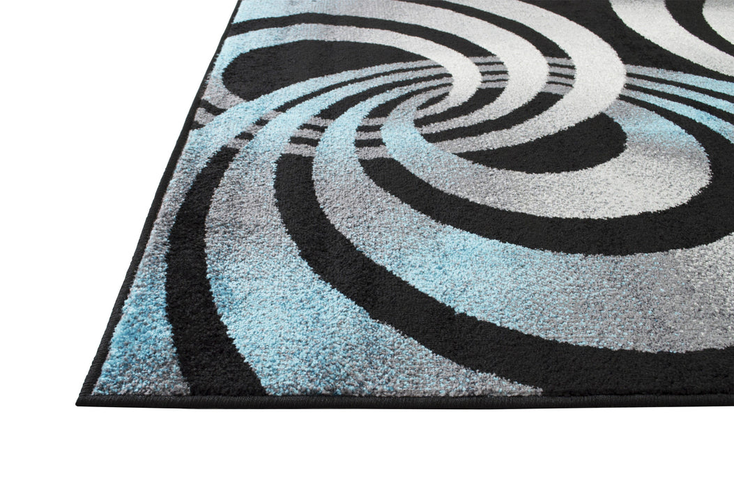 Spiral Distressed Rugs #87