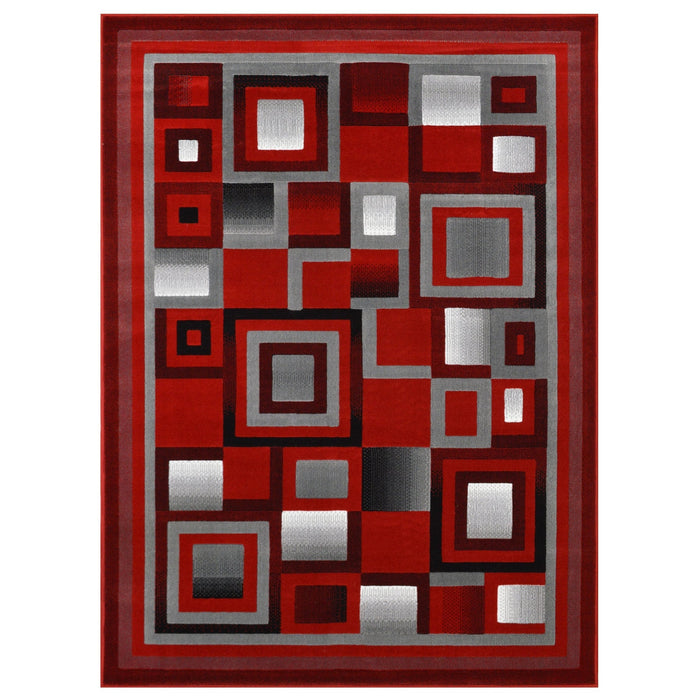 Geometric Abstract Area Rug LUX-910