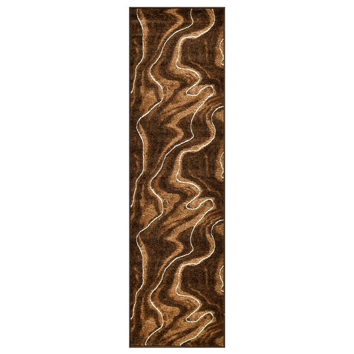 Contemporary Abstract Area Rugs Marble Pattern #296