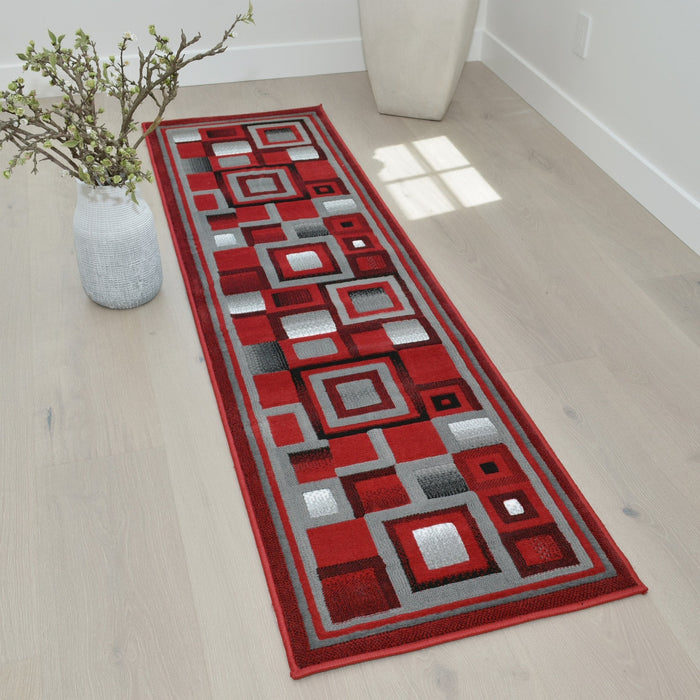 Geometric Abstract Area Rug LUX-910