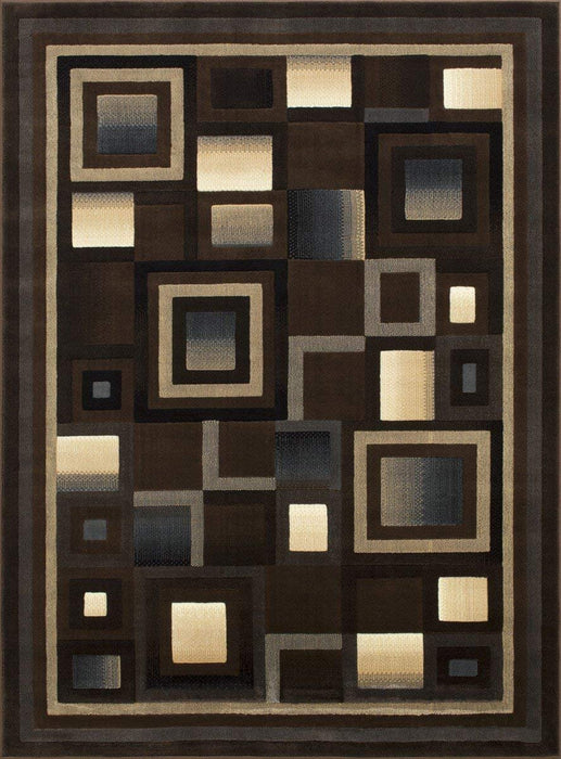 Geometric Abstract Area Rug LUX-910