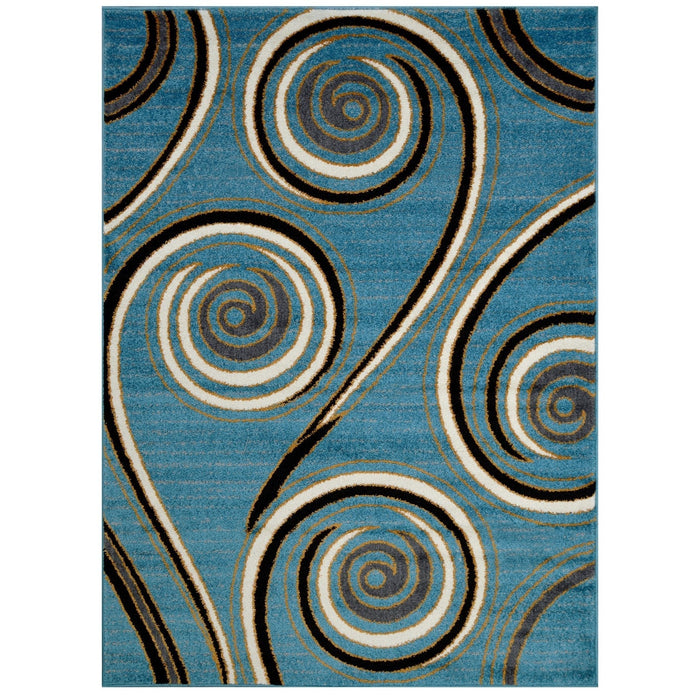 Spiral Distressed Rug #82