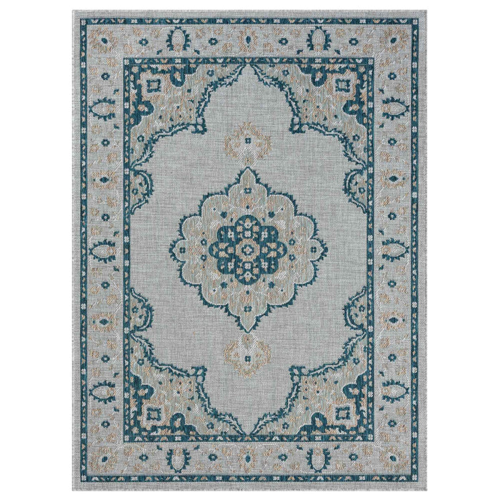 HR Waterproof Bohemian Traditional Design Outdoor Rug: Stain/Fade-Resistant #1672