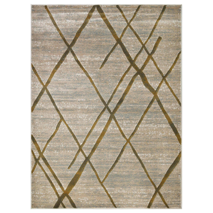 Diamond Pattern Contemporary Abstract Area Rug