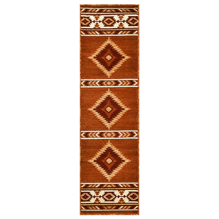 HR Southwestern Rugs Tribal Medallion #1241