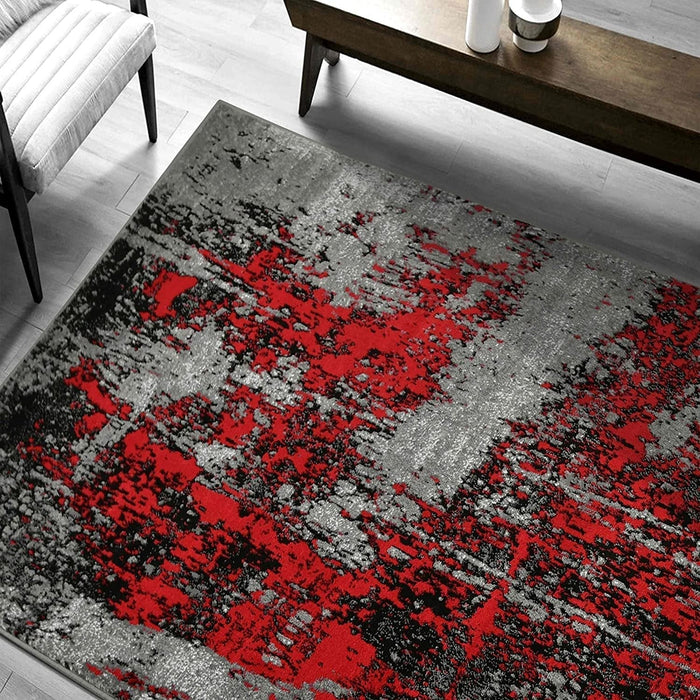 Modern Contemporary Abstract Area Rug #279