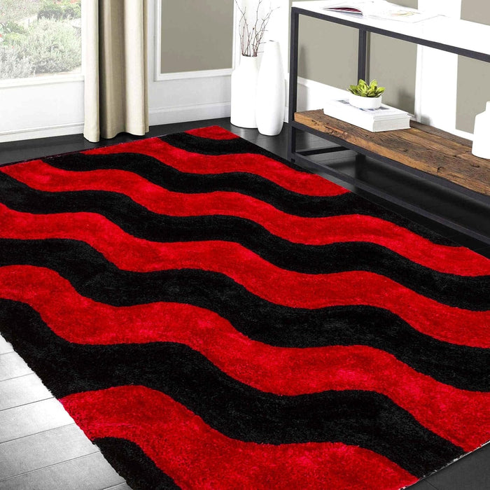 Plush 3D Shag Rug: Stylish, High Pile, Premium Comfort # 02