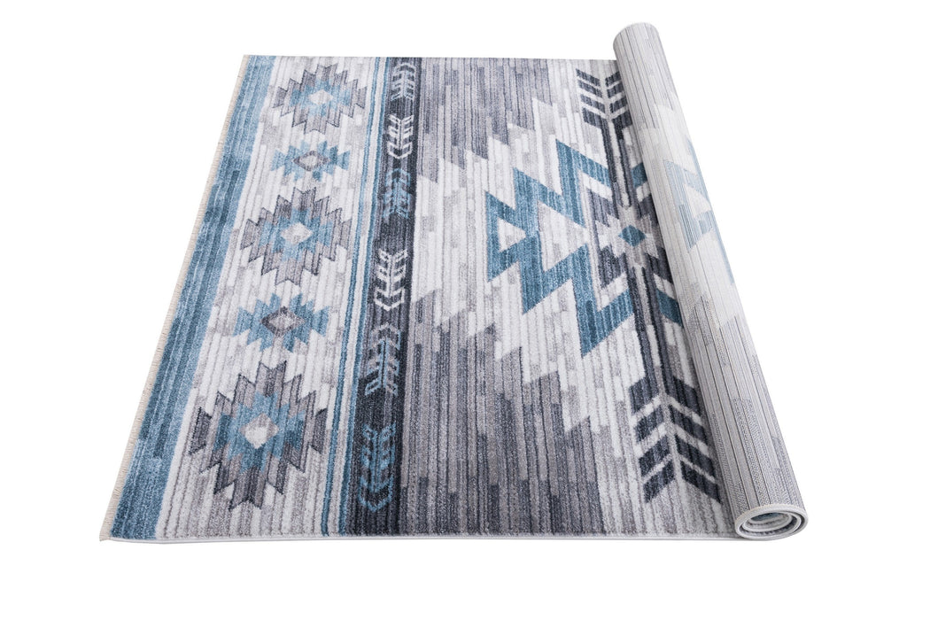 Southwestern Rug Navajo Modern Tribal Rug, Foldable #68