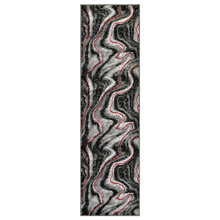 Contemporary Abstract Area Rugs Marble Pattern #296