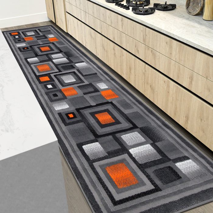 Geometric Abstract Area Rug LUX-910