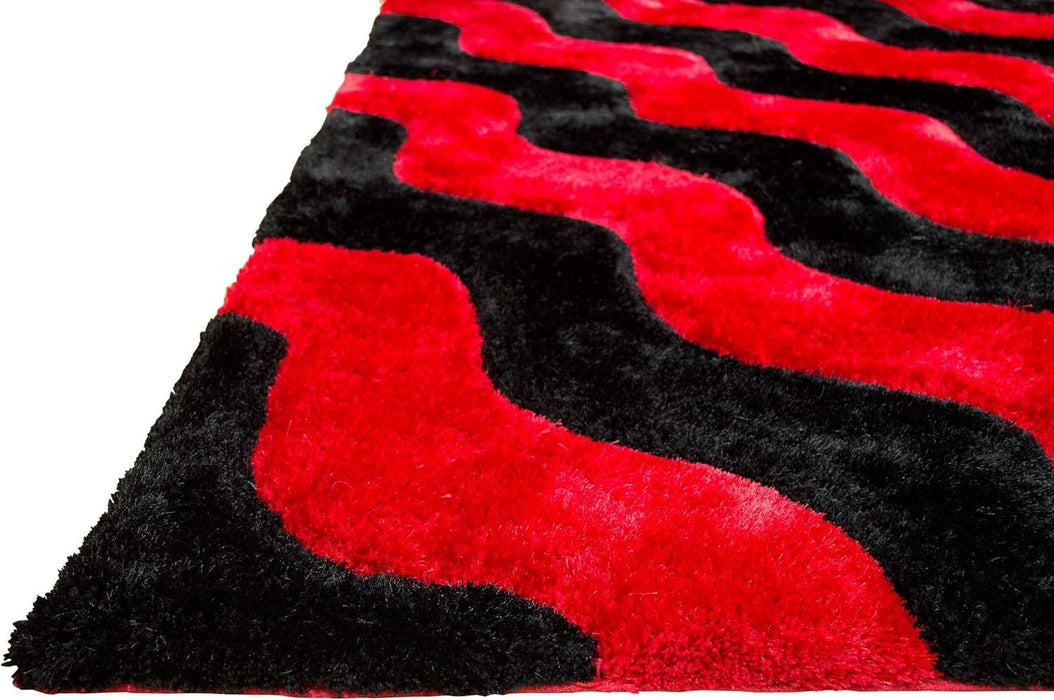 Plush 3D Shag Rug: Stylish, High Pile, Premium Comfort # 02