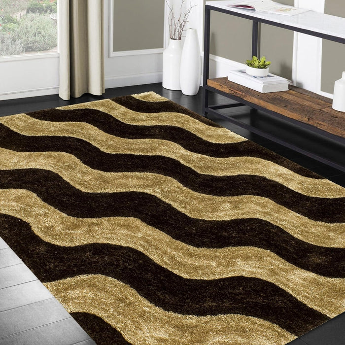 Plush 3D Shag Rug: Stylish, High Pile, Premium Comfort # 02