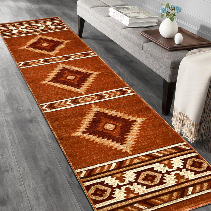 HR Southwestern Rugs Tribal Medallion #1241