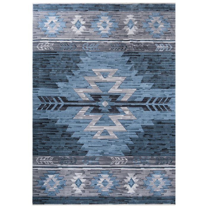 Southwestern Rug Navajo Modern Tribal Rug, Foldable #68