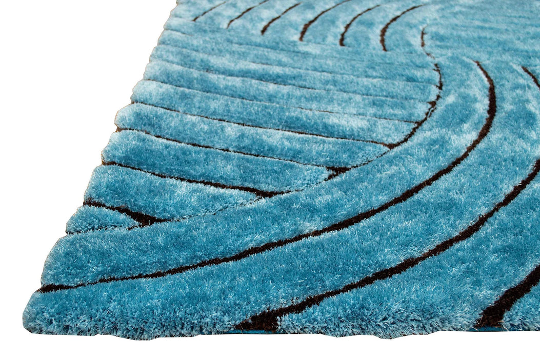 3-D Hand Carved Shaggy Rugs #100