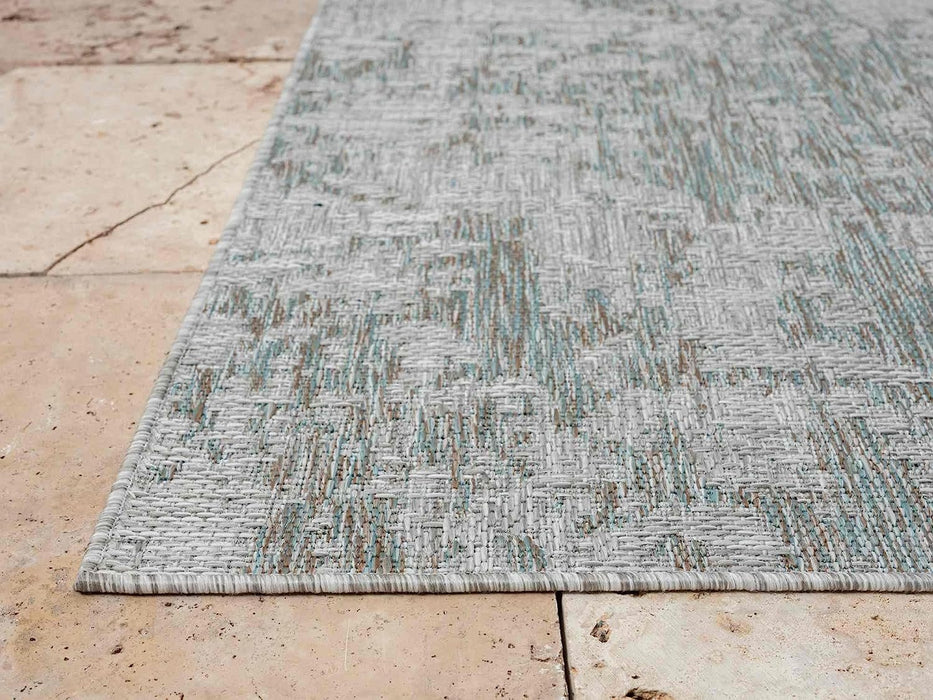 HR Waterproof Abstract Outdoor Rug - Stain and Fade-Resistant #1665