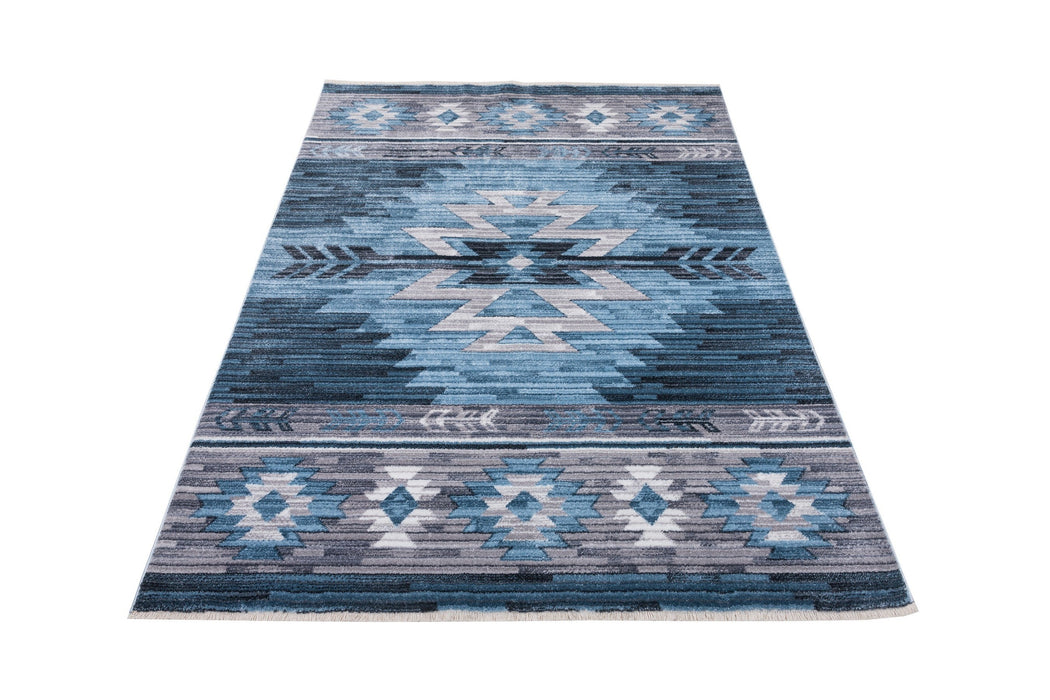 Southwestern Rug Navajo Modern Tribal Rug, Foldable #68