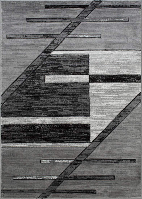 Monochromatic Rug/Linier Design Hand Carved 11