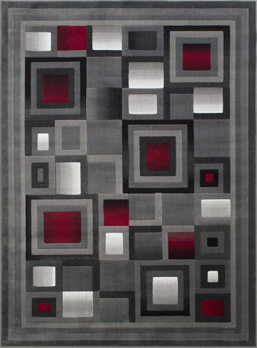 Geometric Abstract Area Rug LUX-910