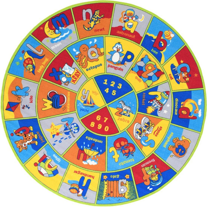 ABC Alphabet Kids Educational Non-Slip Rug