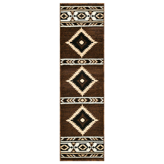 HR Southwestern Rugs Tribal Medallion #1241