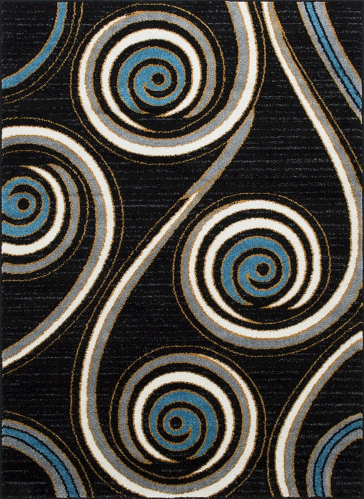 Spiral Distressed Rug #82