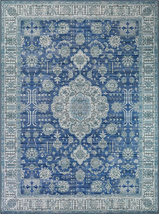 HR Bohemian Area Rug - Non-Slip Rubber Backing #1111