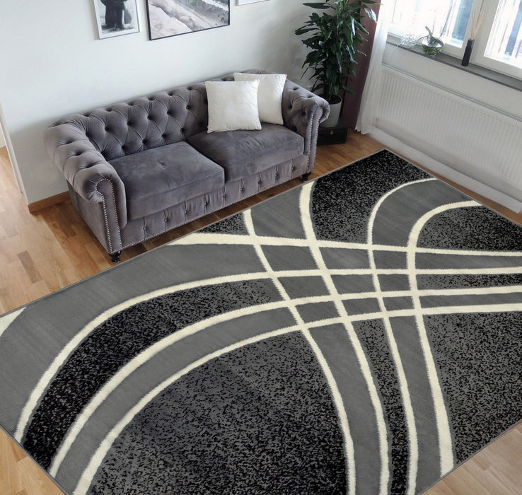 Swirls Pattern Area Rug #42