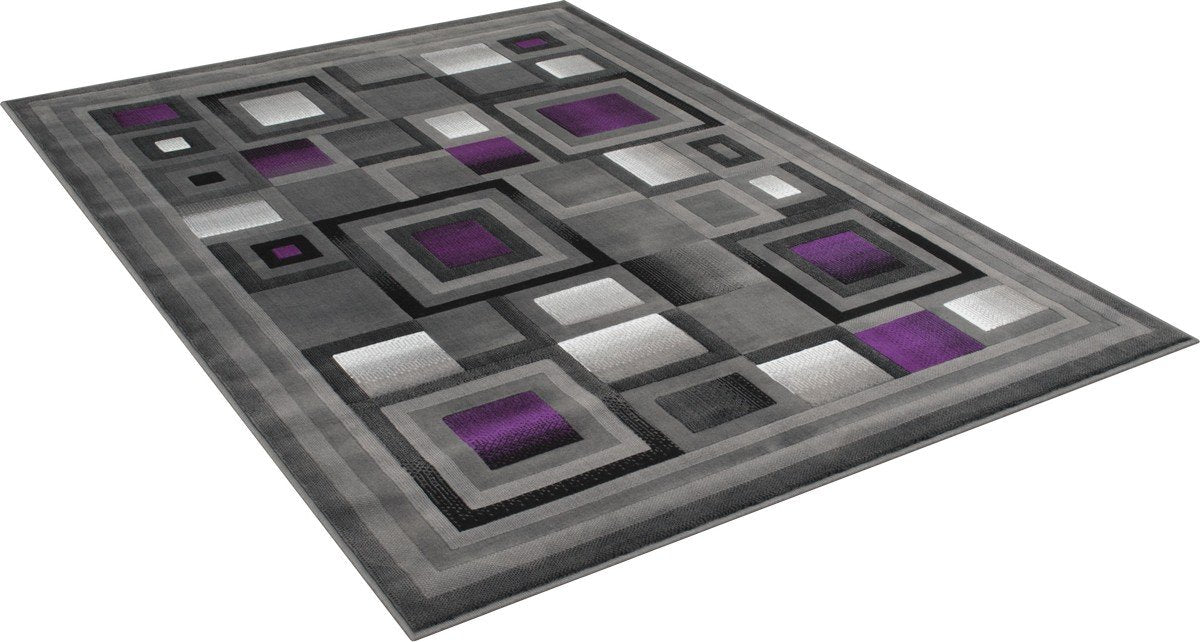 Geometric Abstract Area Rug LUX-910