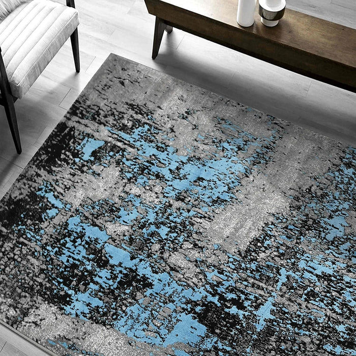 Modern Contemporary Abstract Area Rug #279