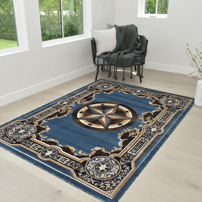 Texas Star Rug Accent Rug #23