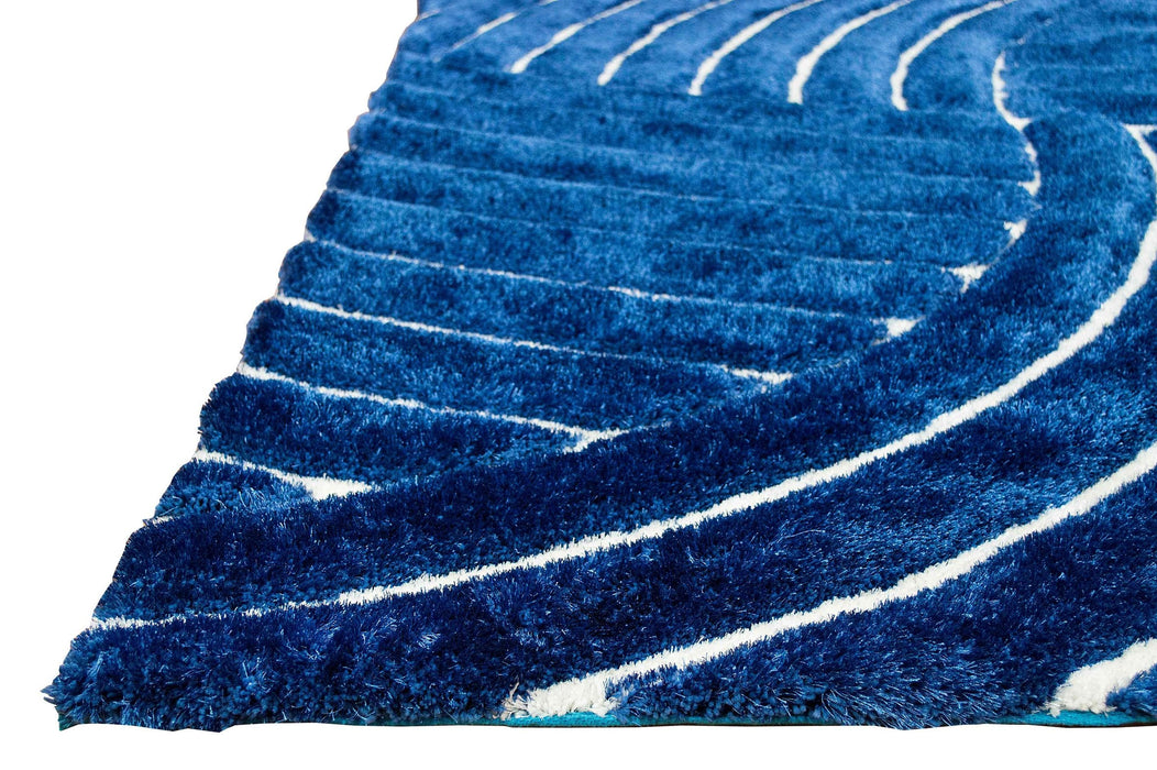 3-D Hand Carved Shaggy Rugs #100