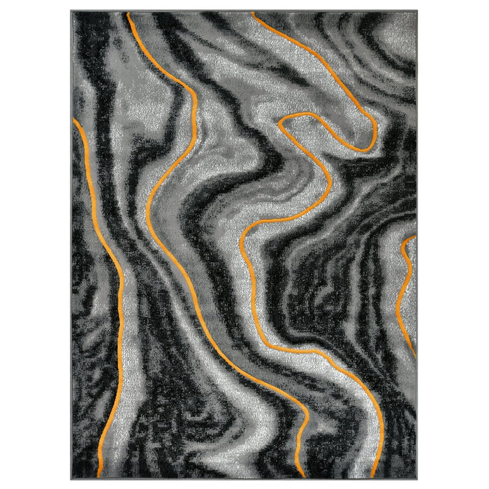 Contemporary Abstract Area Rugs Marble Pattern #296