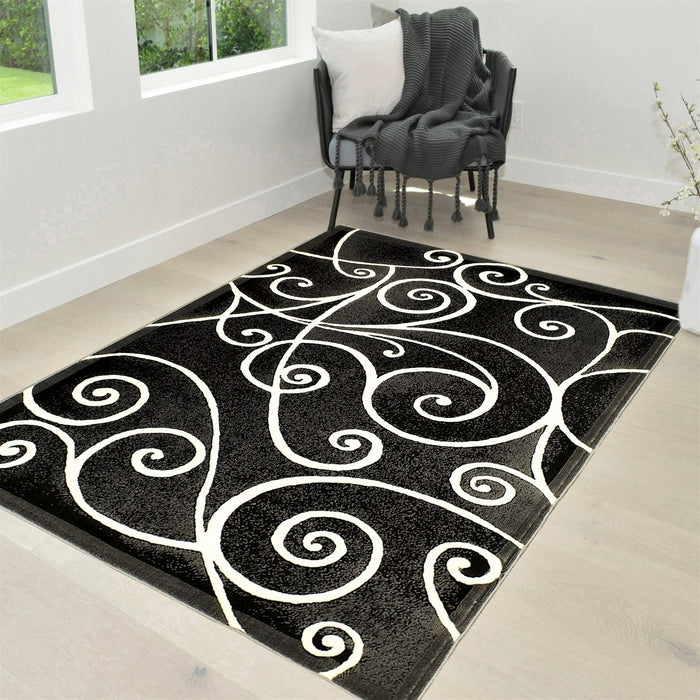 Swirls Living Room Rugs #3