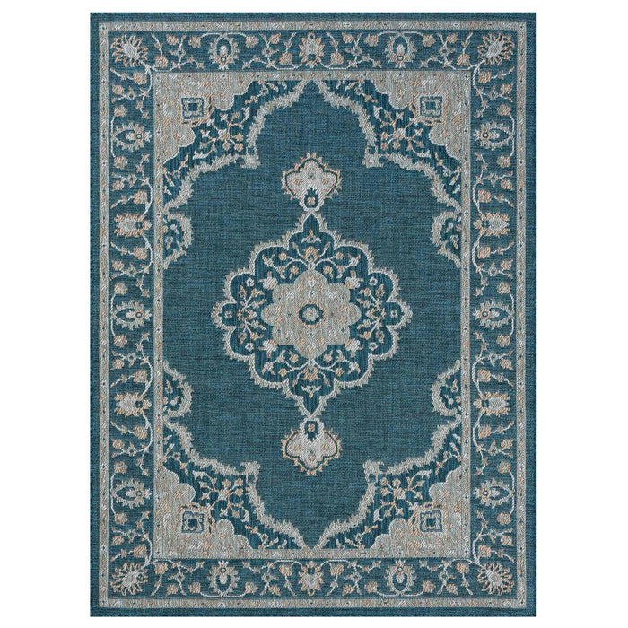 HR Waterproof Bohemian Traditional Design Outdoor Rug: Stain/Fade-Resistant #1672