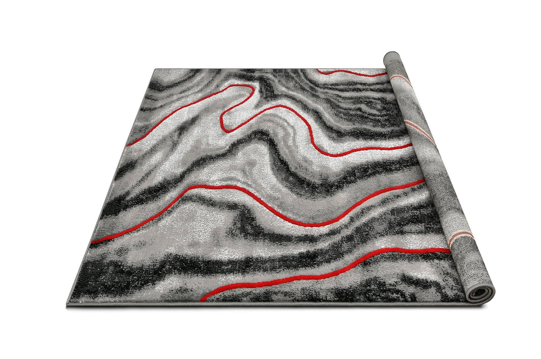 Contemporary Abstract Area Rugs Marble Pattern #296