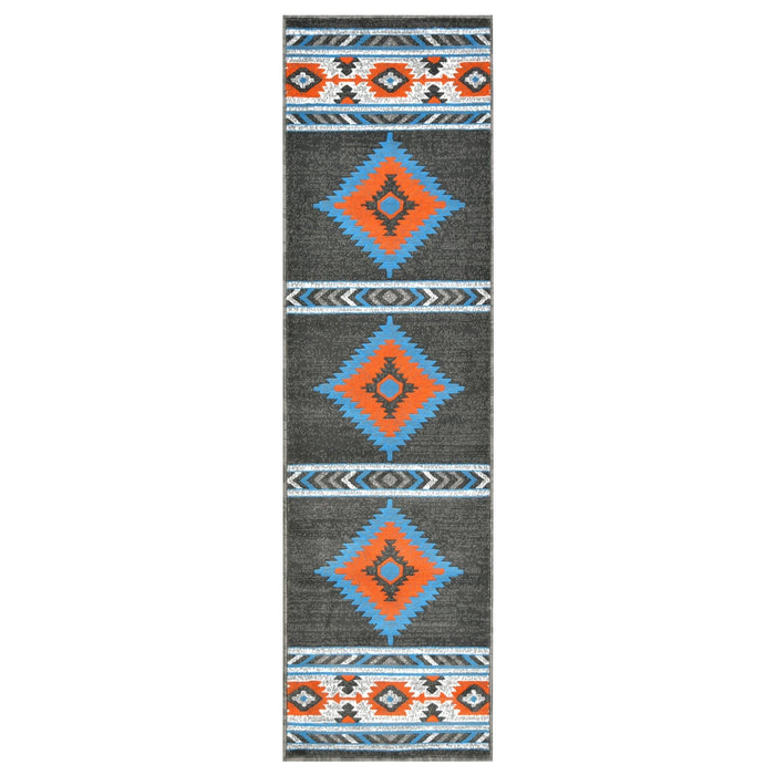 HR Southwestern Rugs Tribal Medallion #1241