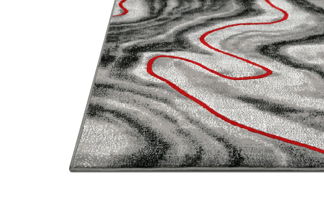 Contemporary Abstract Area Rugs Marble Pattern #296