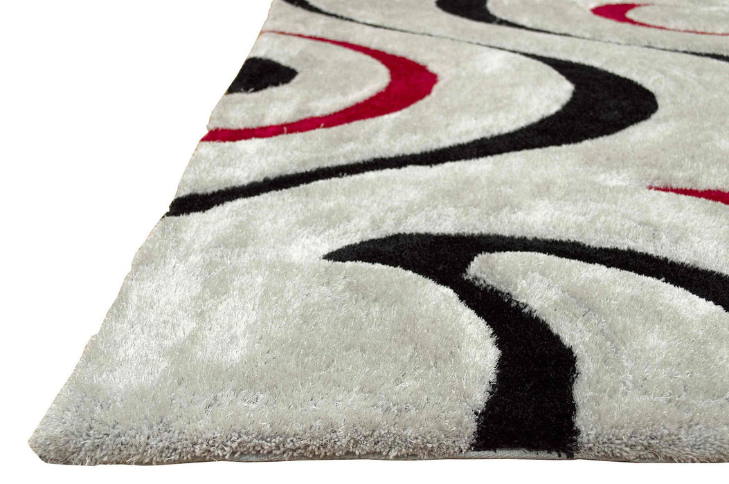 3-D Hand Carved Shaggy Rug  #06