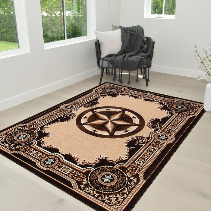 Texas Star Rug Accent Rug #23